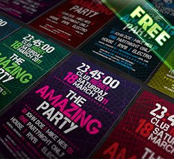 活动宣传海报：Amazing Party Flyer